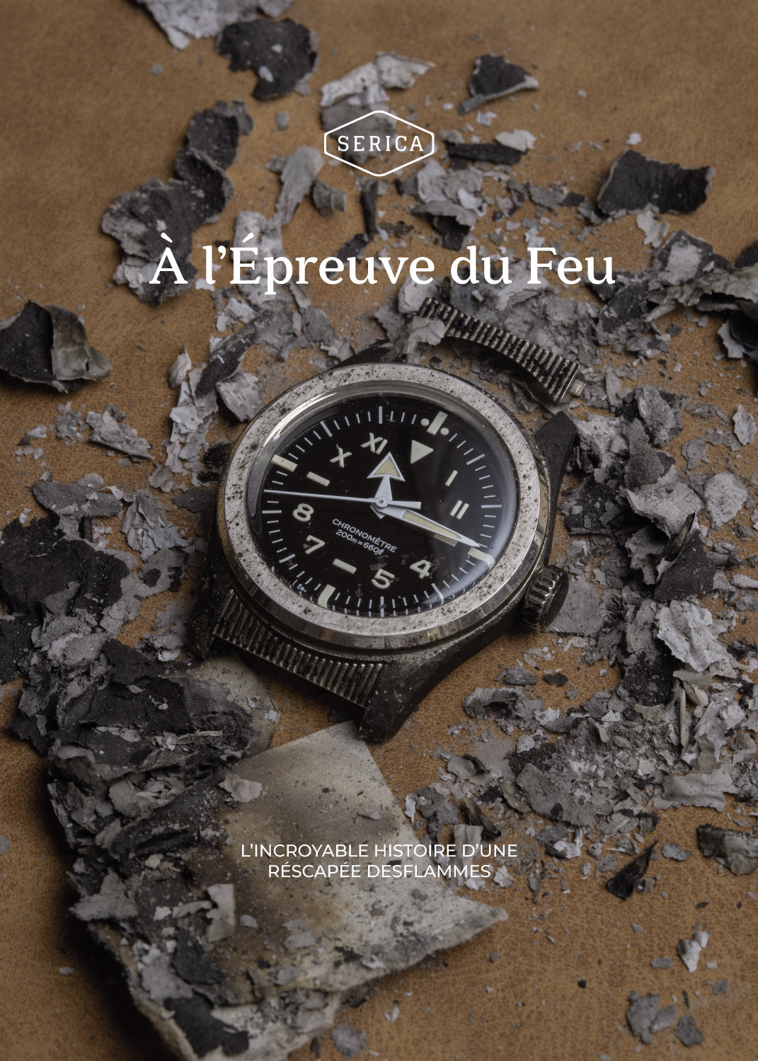 Serica Story - Montre Serica 6190 California - rescapée d'un incendie en Norvège 