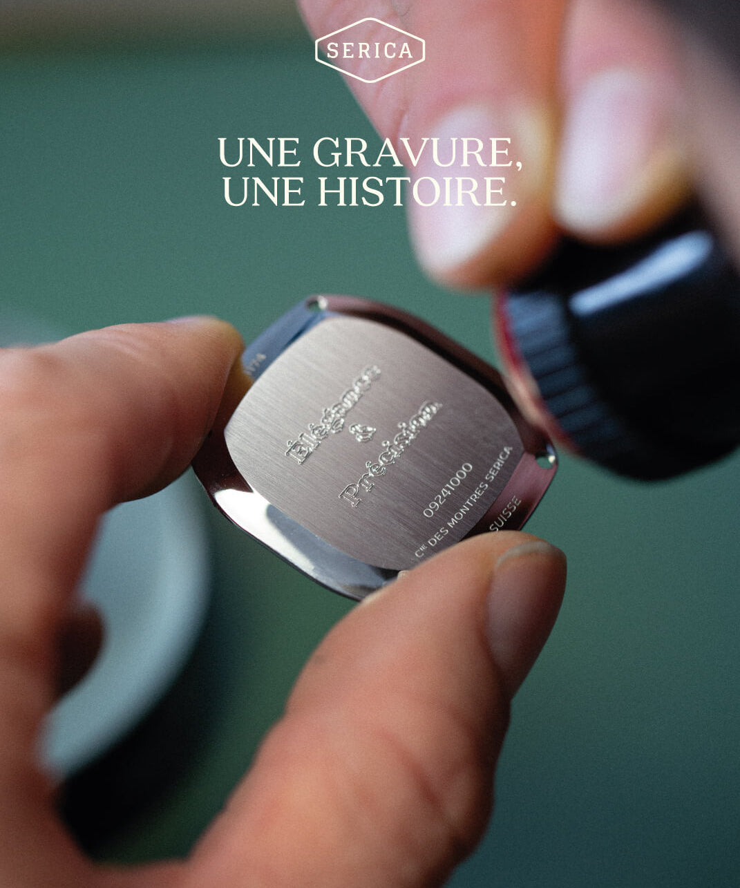 Serica Watches - Une gravure qui raconte une histoire