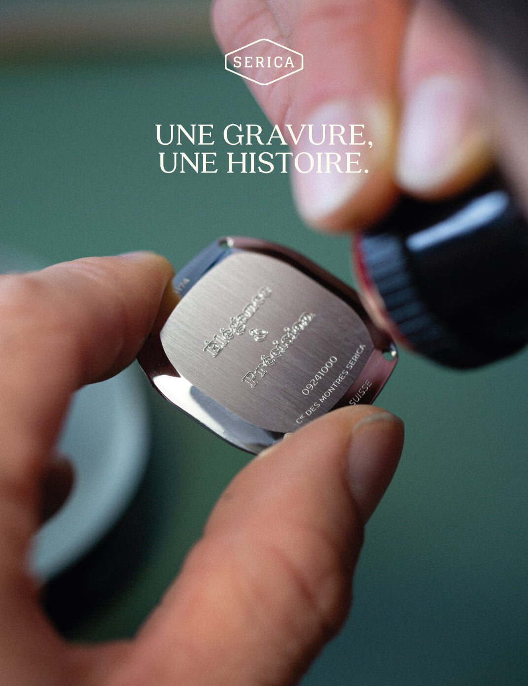 Serica Watches - Une gravure qui raconte une histoire