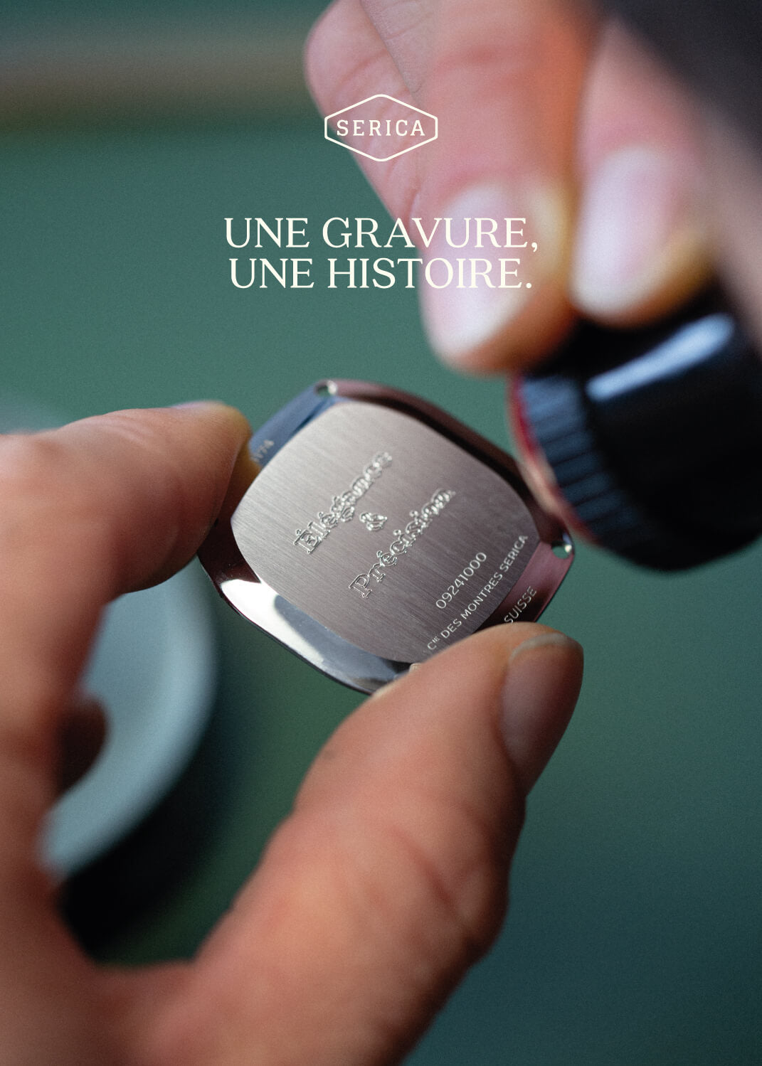 Serica Watches - Une gravure qui raconte une histoire