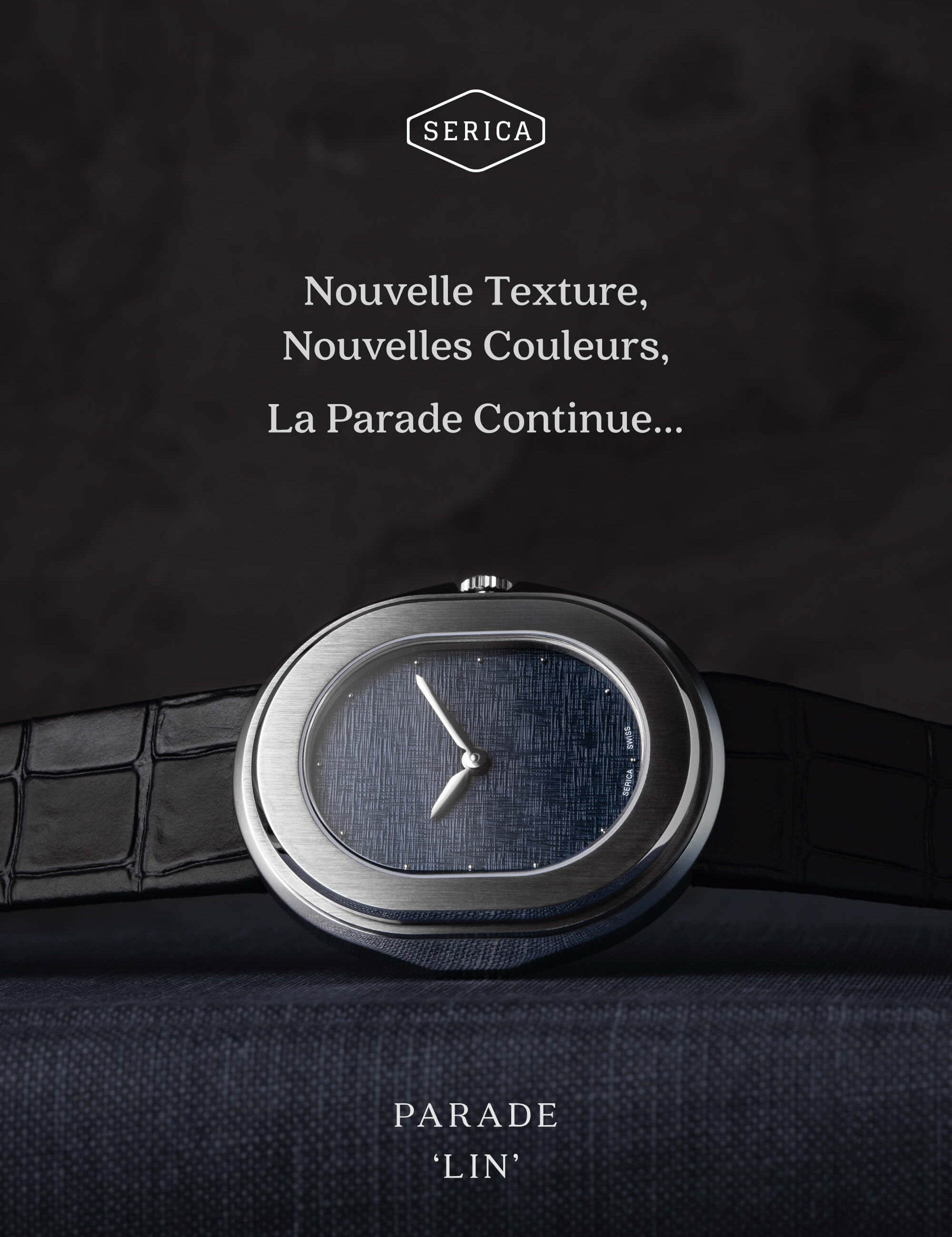 Serica Watches - Les nouvelles Parade 'Lin'