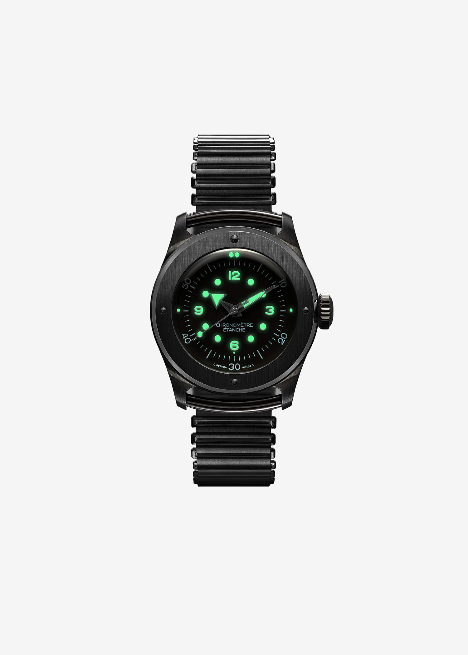 Serica Watches - Ref. 7505 - Olive Green
