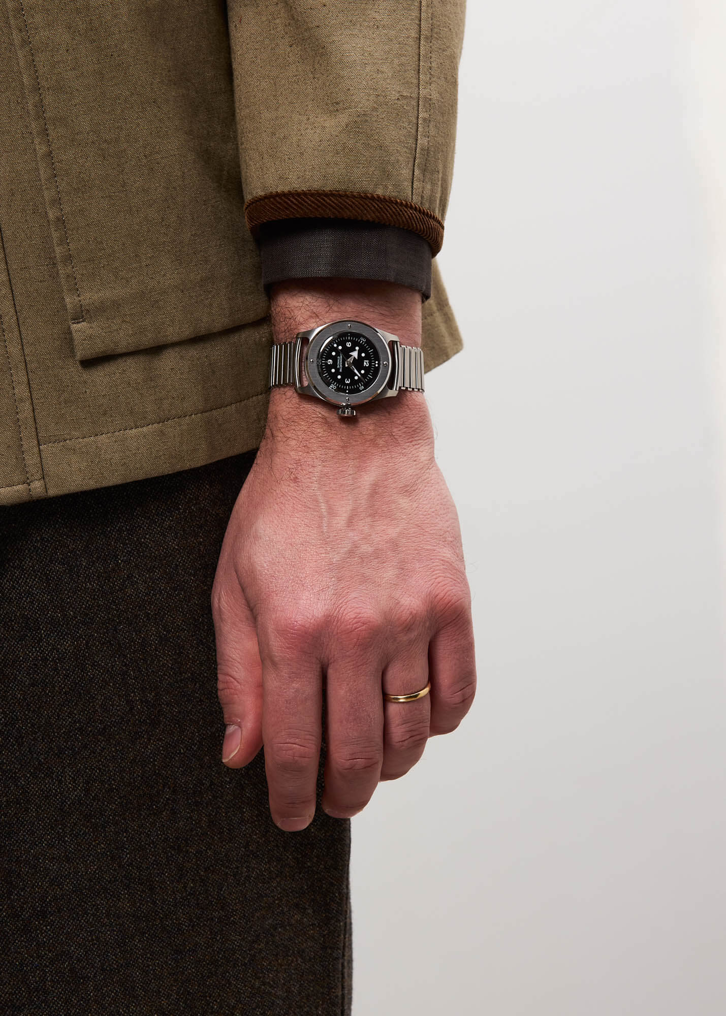Serica Watches - Ref. 7505 - Emaille-Schwarz