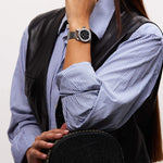 Serica Watches - Ref. 7505 - Emaille-Schwarz