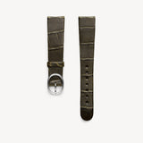 Bracelet 'Parade' – Alligator Olive